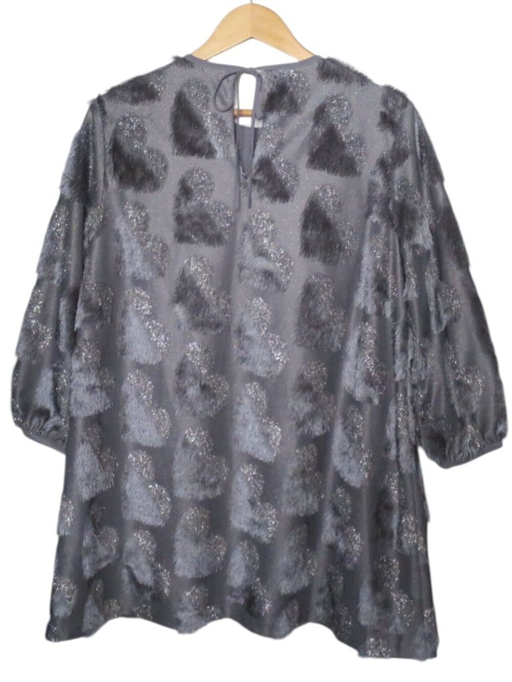 Anthropologie Hutch Long-Sleeve Crew-Neck Shift Mini Dress Size MP - Picture 6 of 12